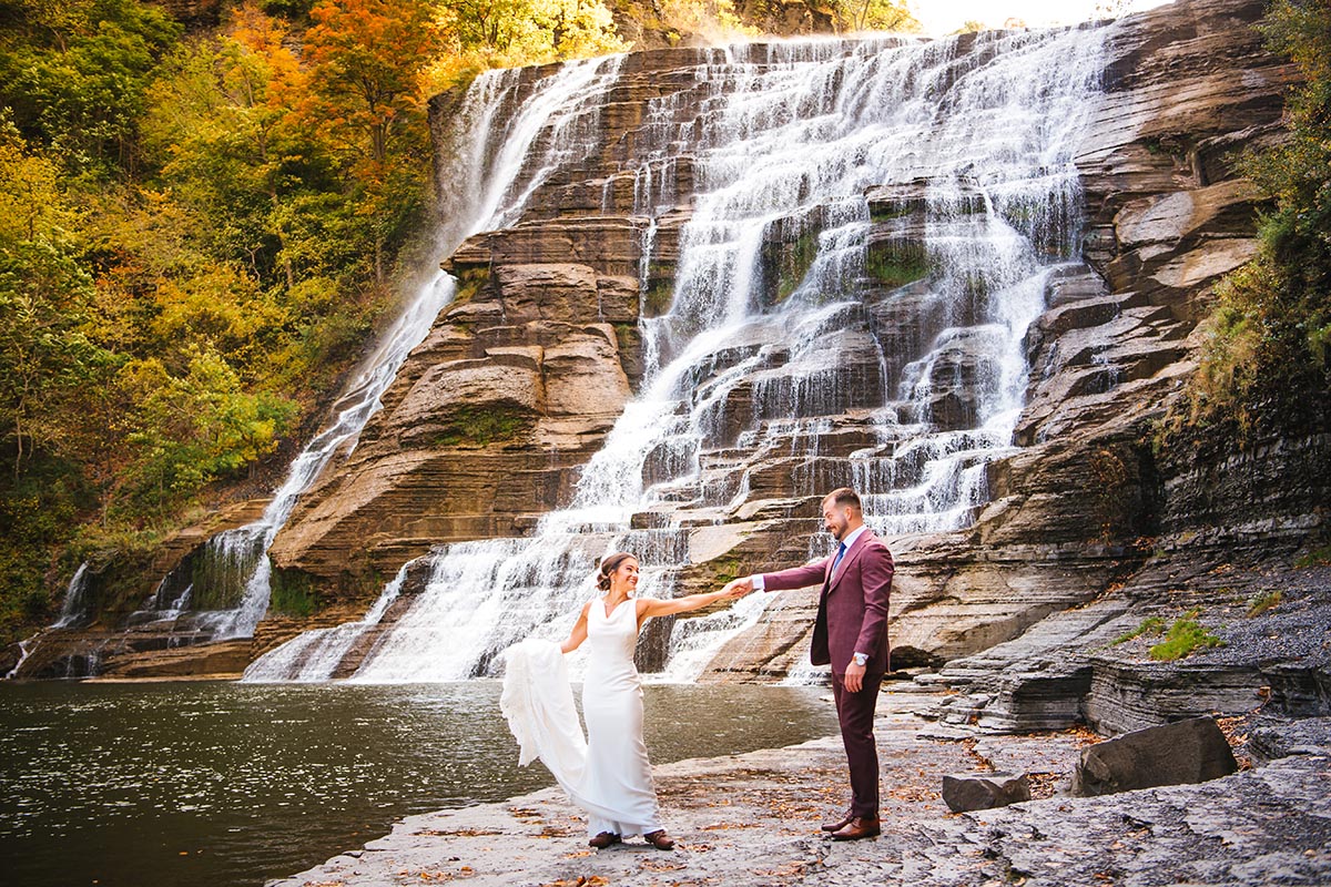 Ithaca falls elopement