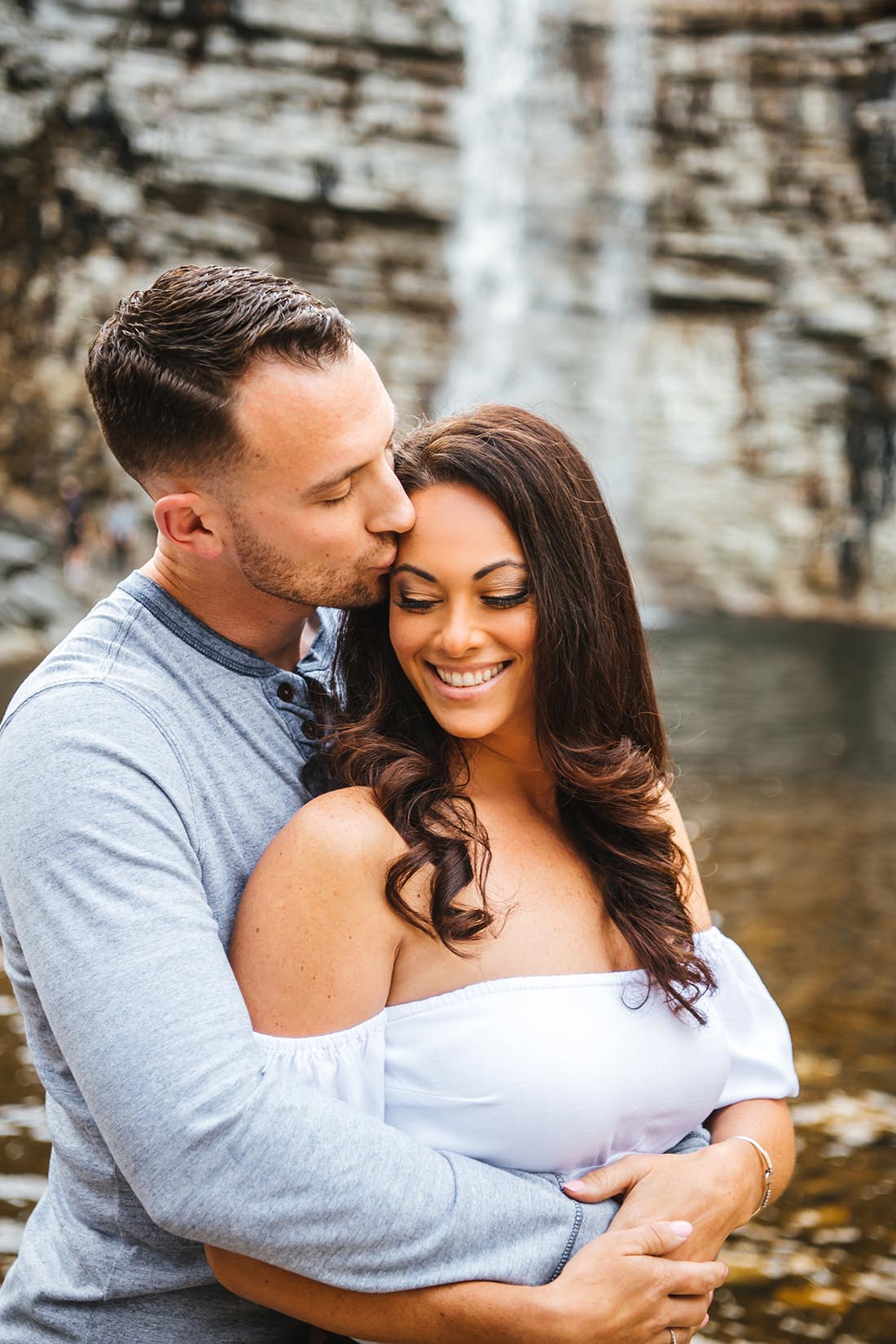 Awosting Falls engagement session