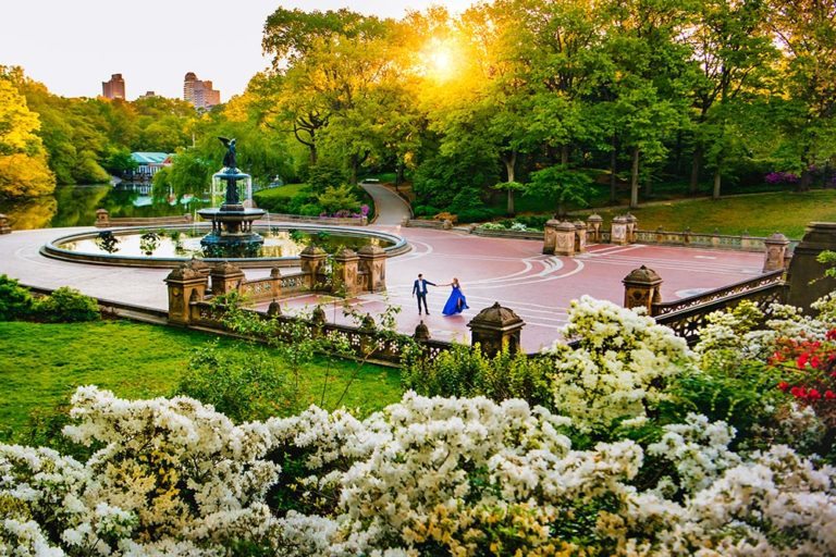 Central Park Sunrise Engagement Session