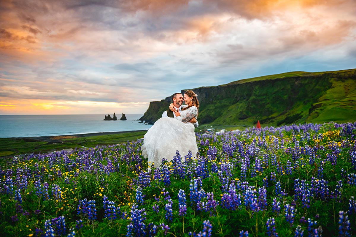 Vik Iceland Summer Wedding
