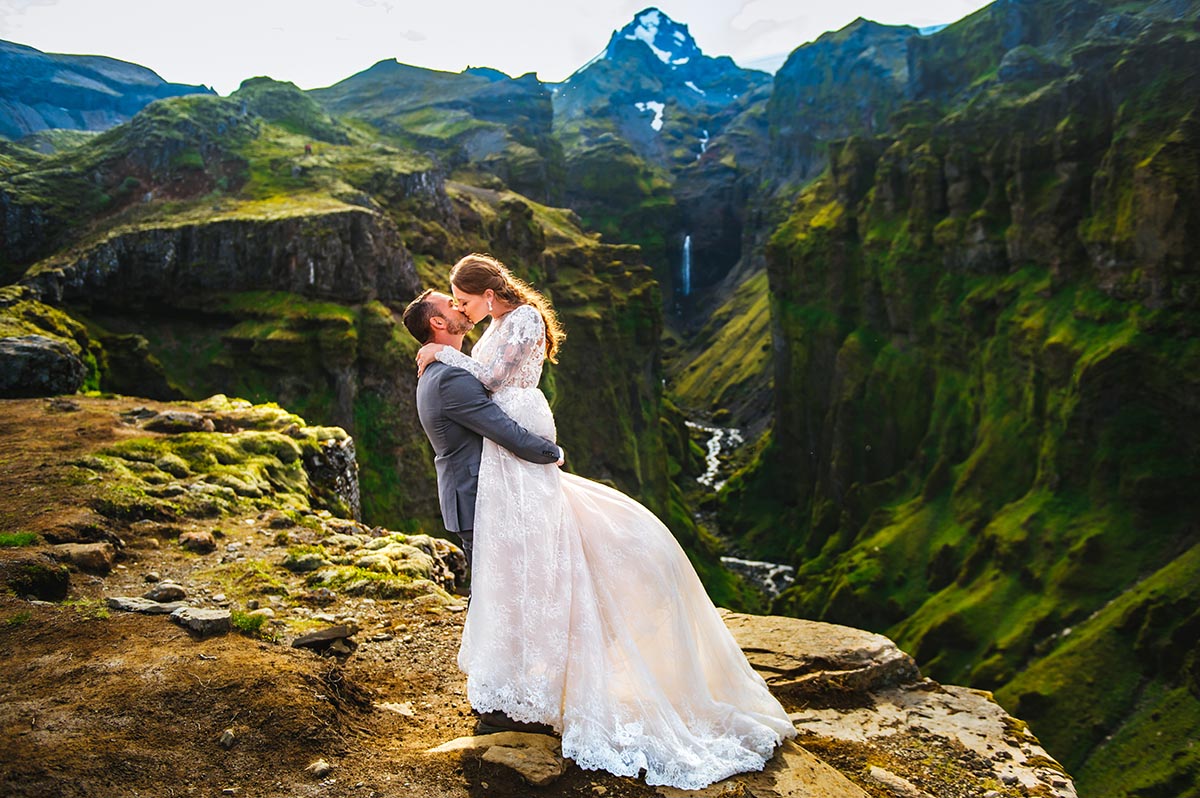 Múlagljúfur Canyon Iceland Wedding