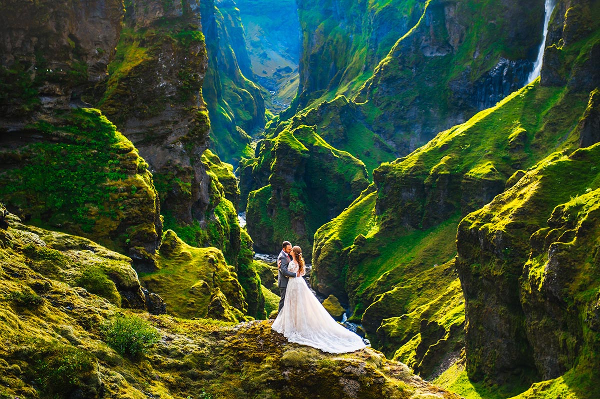 Iceland Canyon Elopement