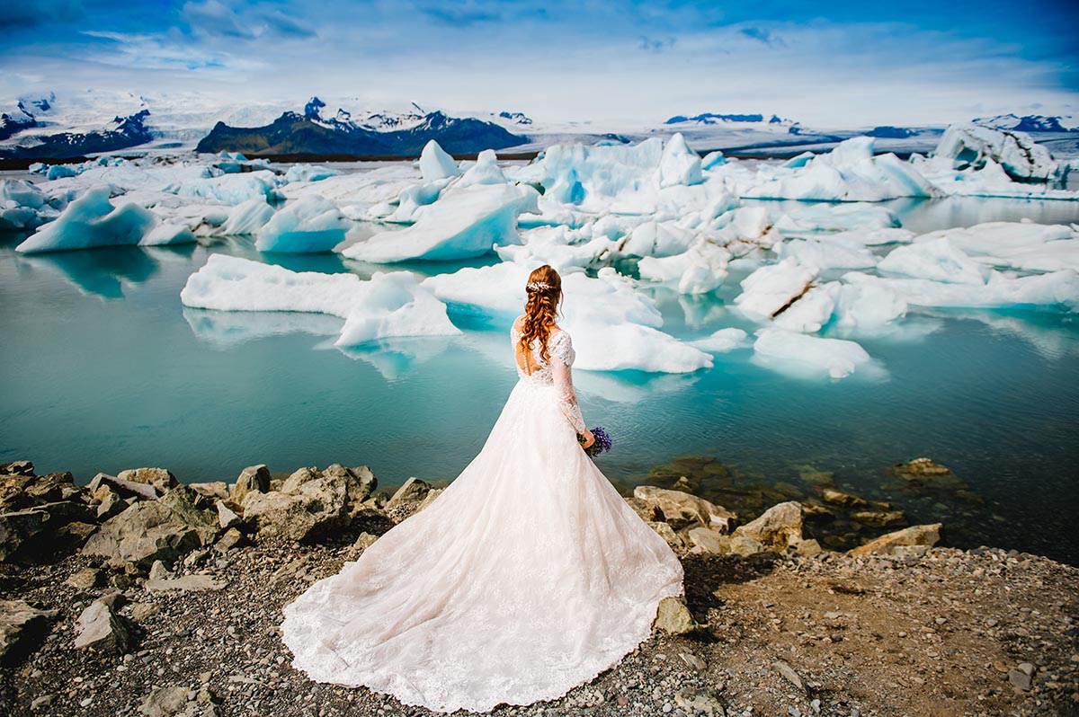 Jökulsárlón Glacier Lagoon Wedding