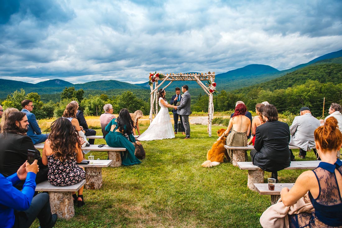 Pat's Cabin White Mountains Wedding