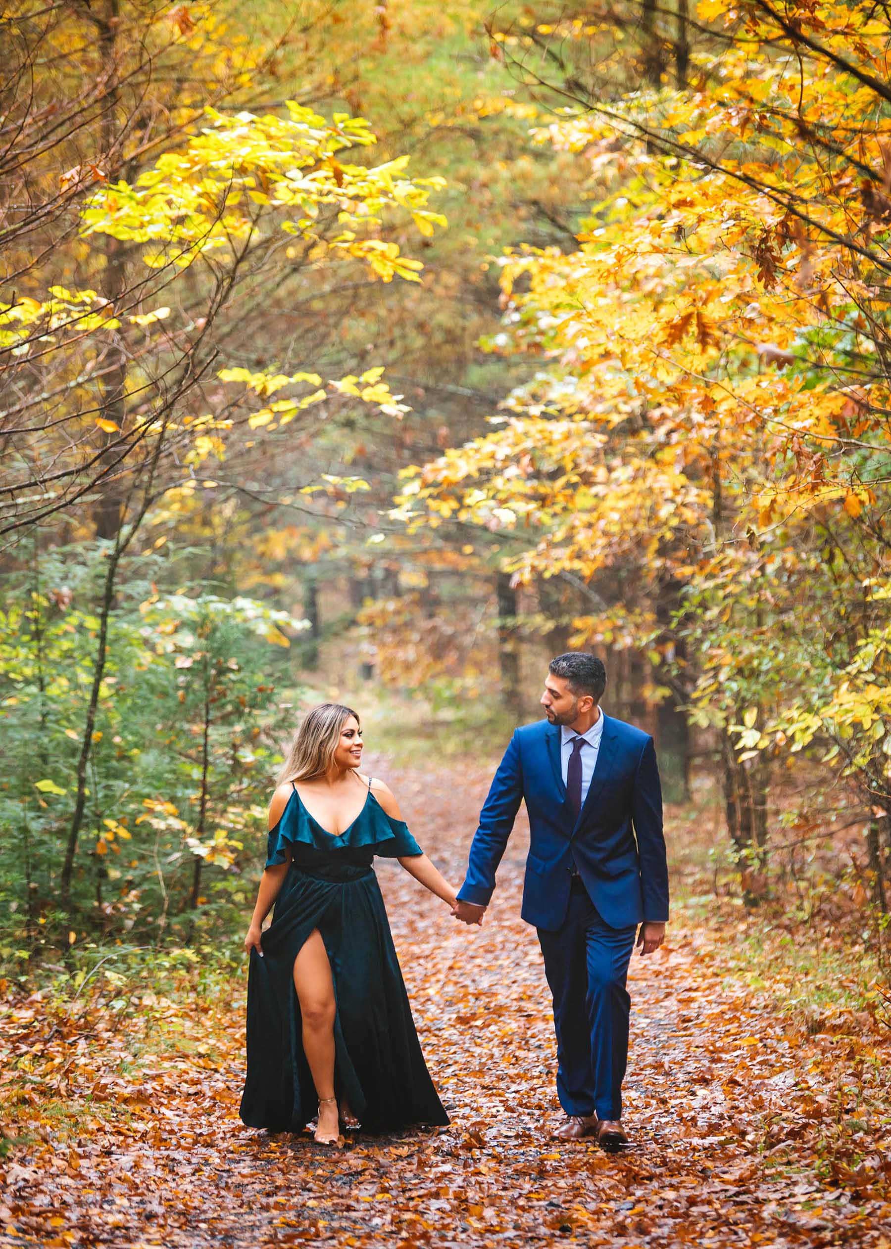 Pocono Fall Forest Engagement