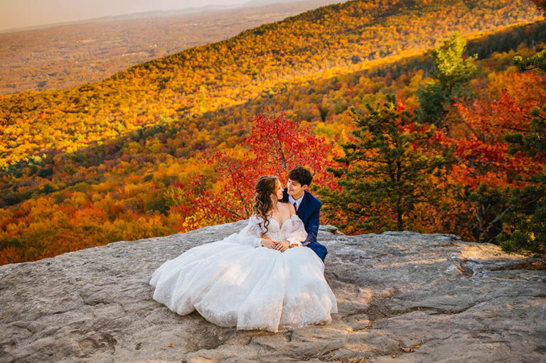 Minnewaska State Park Fall Wedding